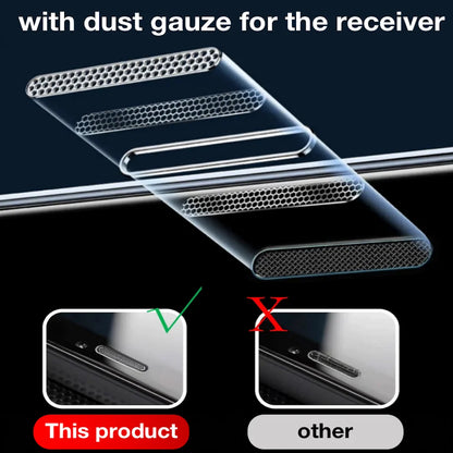 FOR Iphone 16 16E 15 Pro Max 14 plus 13 12 11 XR XS X Dust Free Phone Screen Protector Tempered Glass with Install Kit Remove